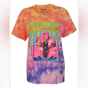 Goosebumps T Shirt AdultTie Dye Cotton Short Sleeve Size M